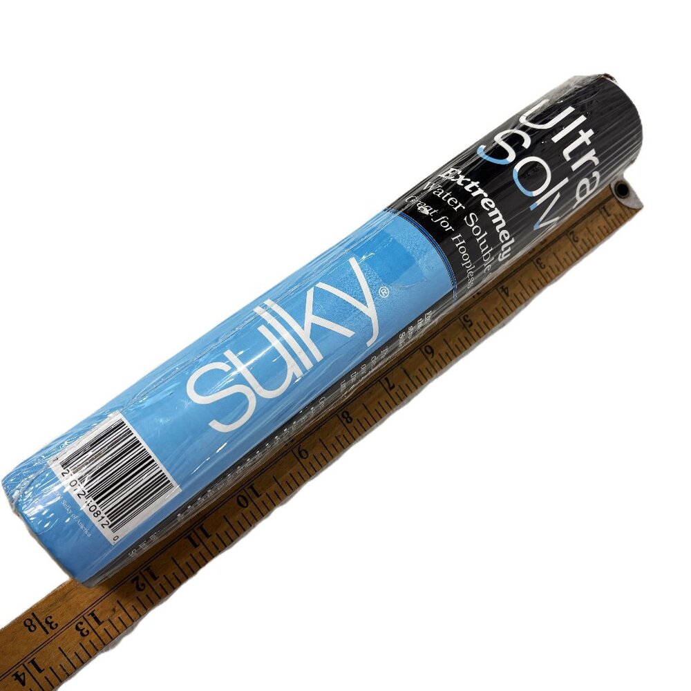 * ULTRA Solvy Extremely Stable Water Soluble Stabilizer 12” x 8 yrd NWT